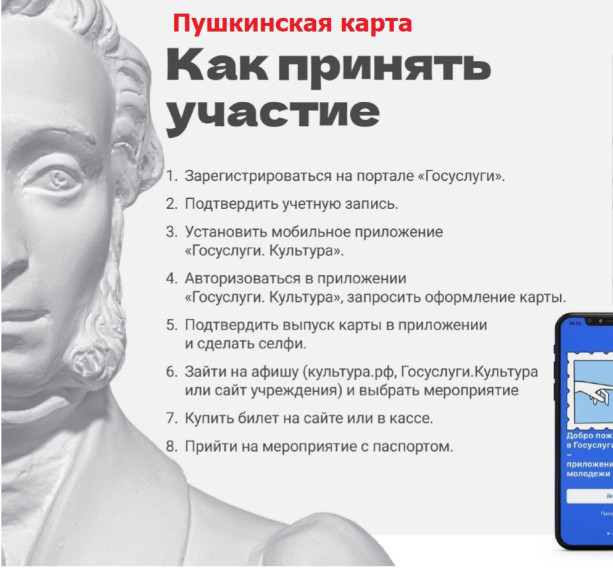 Правила пользования Пушкинской картой.